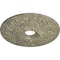 Ekena Millwork Ashley Ceiling Medallion (Canopies up to 4 3/4"), 23 7/8"OD x 4"ID x 2 1/8"P, Castle Stone Crackle CM23ASCSC - alternate 4